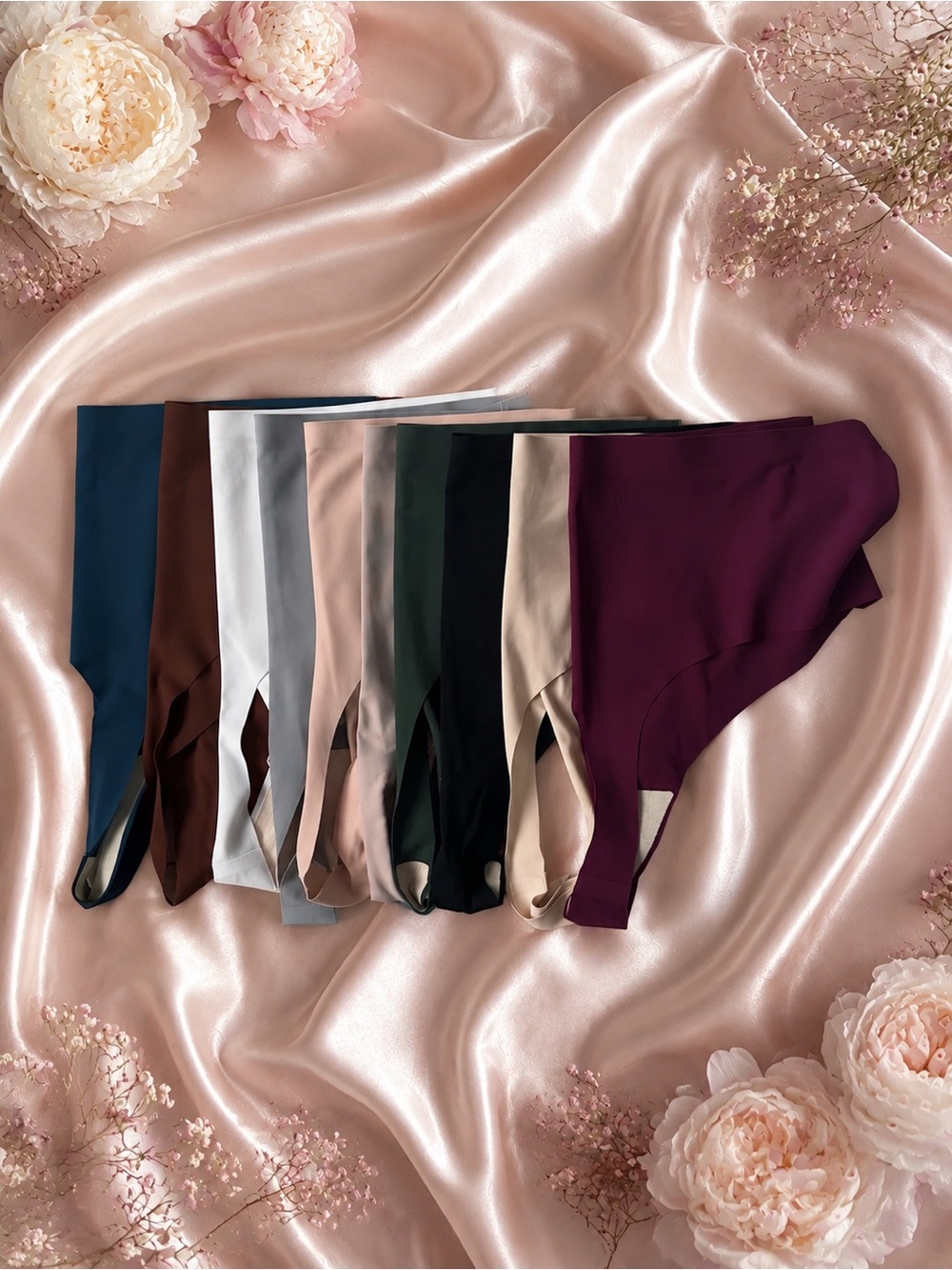 Women’s High Waisted Thongs Assorted Colors